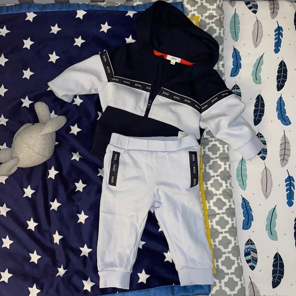 Hugo boss baby track suite